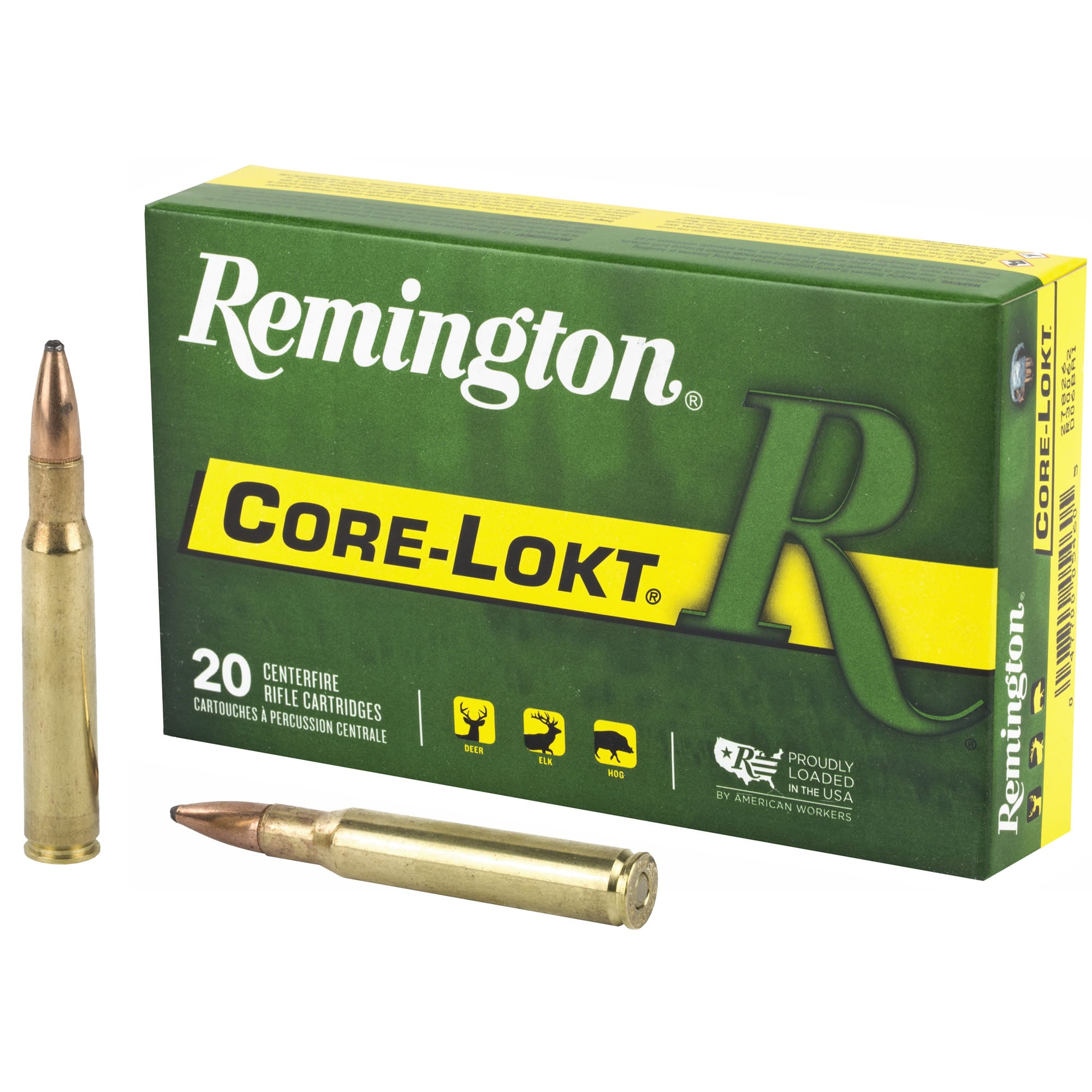 Remington .30-06 Springfield 150gr CORE-LOKT Brass – 20rd