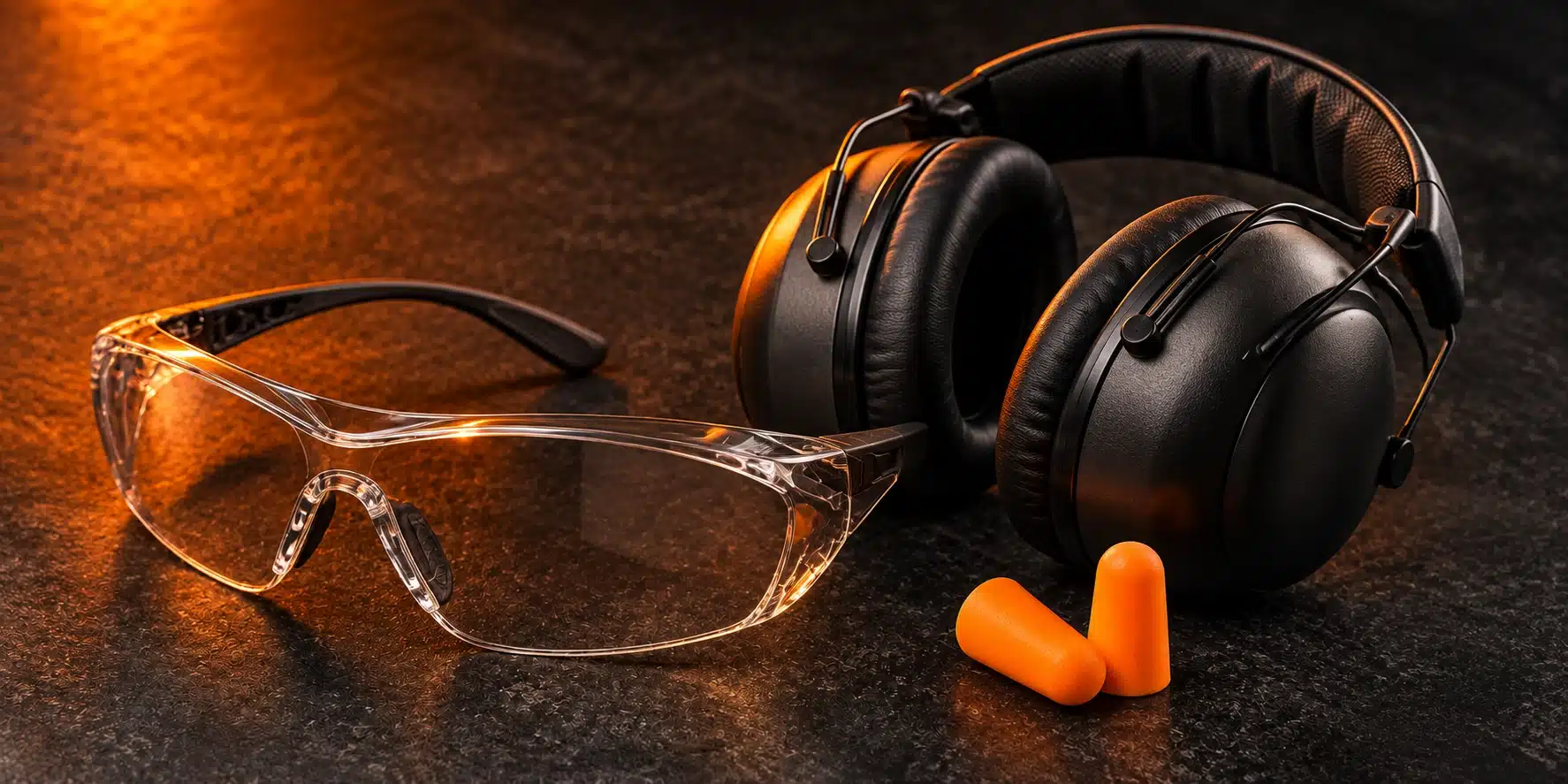 Range outdoor eye and hearing protection